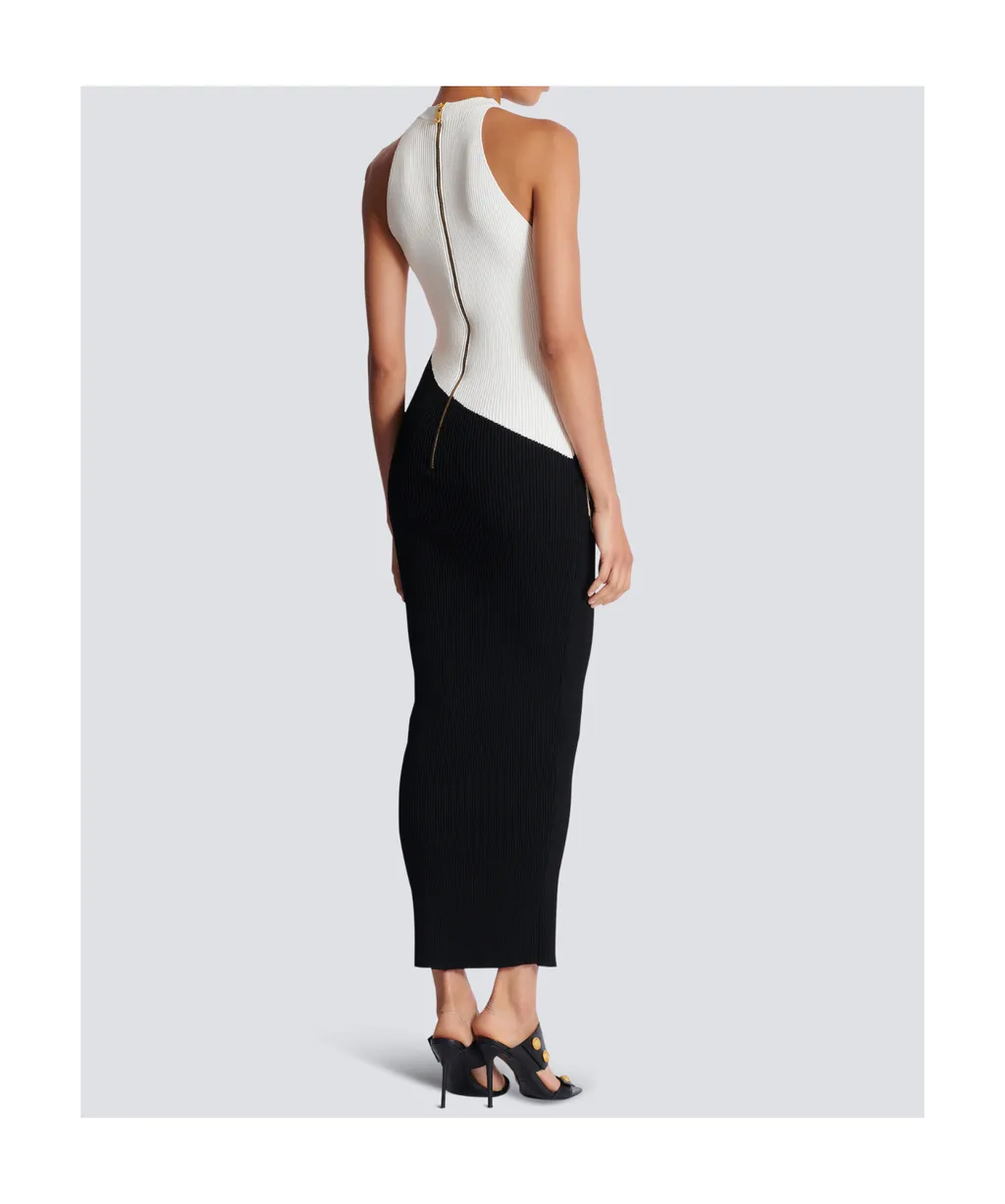 Love Letter Jacquard Long Knit Dress
