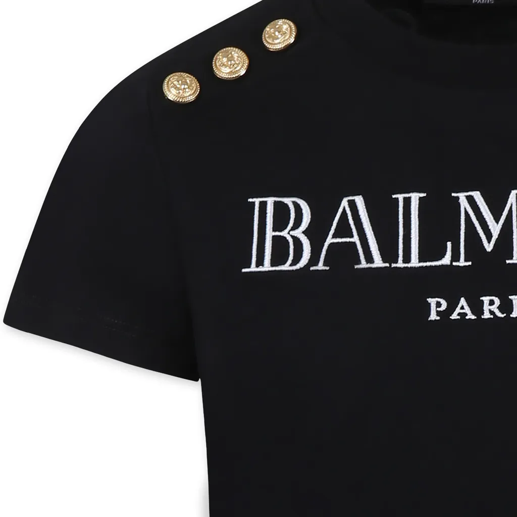 Logo Embroidered T-Shirt