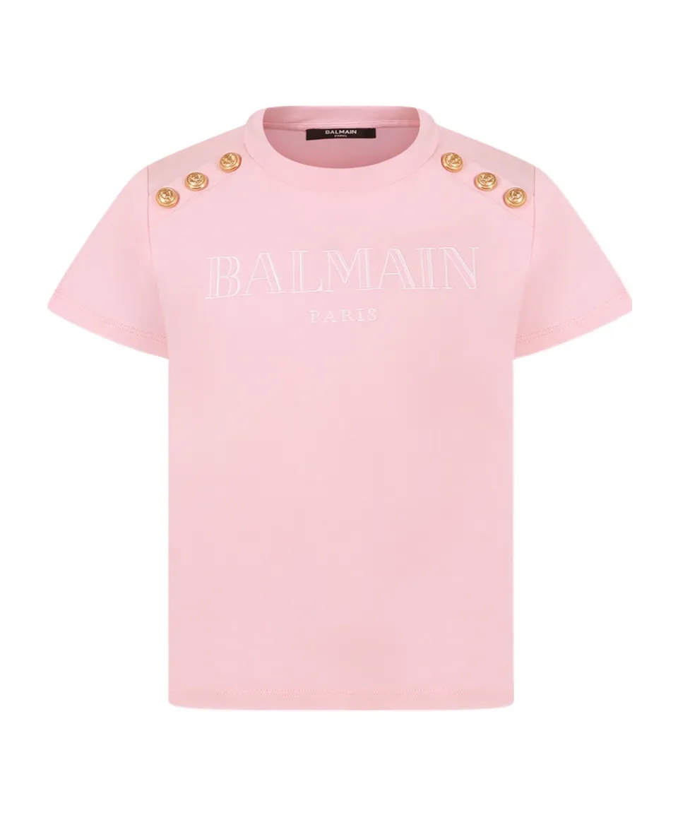 Logo Embroidered Crewneck T-Shirt