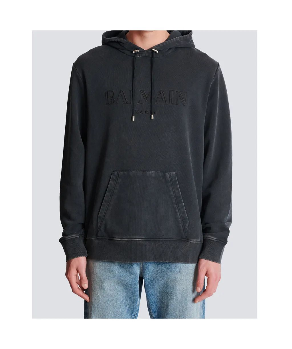 Vintage Logo Embroidered Hoodie