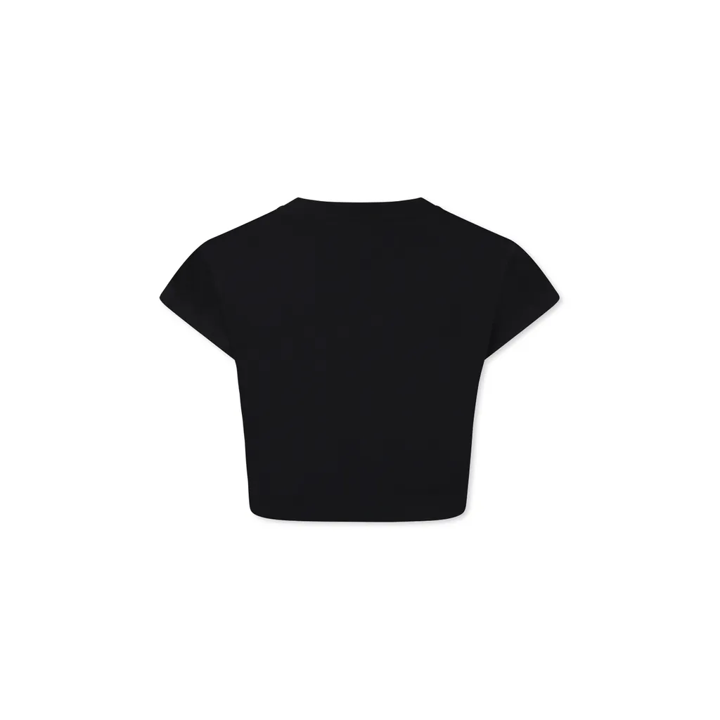 Short-Sleeved Cropped T-Shirt
