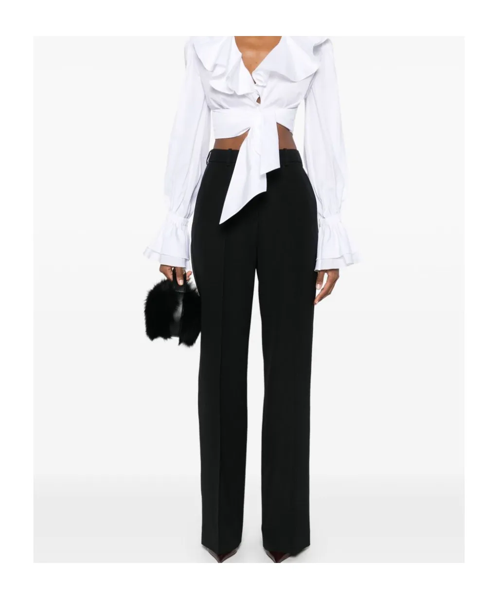 Tailored Grain De Poudre Trousers