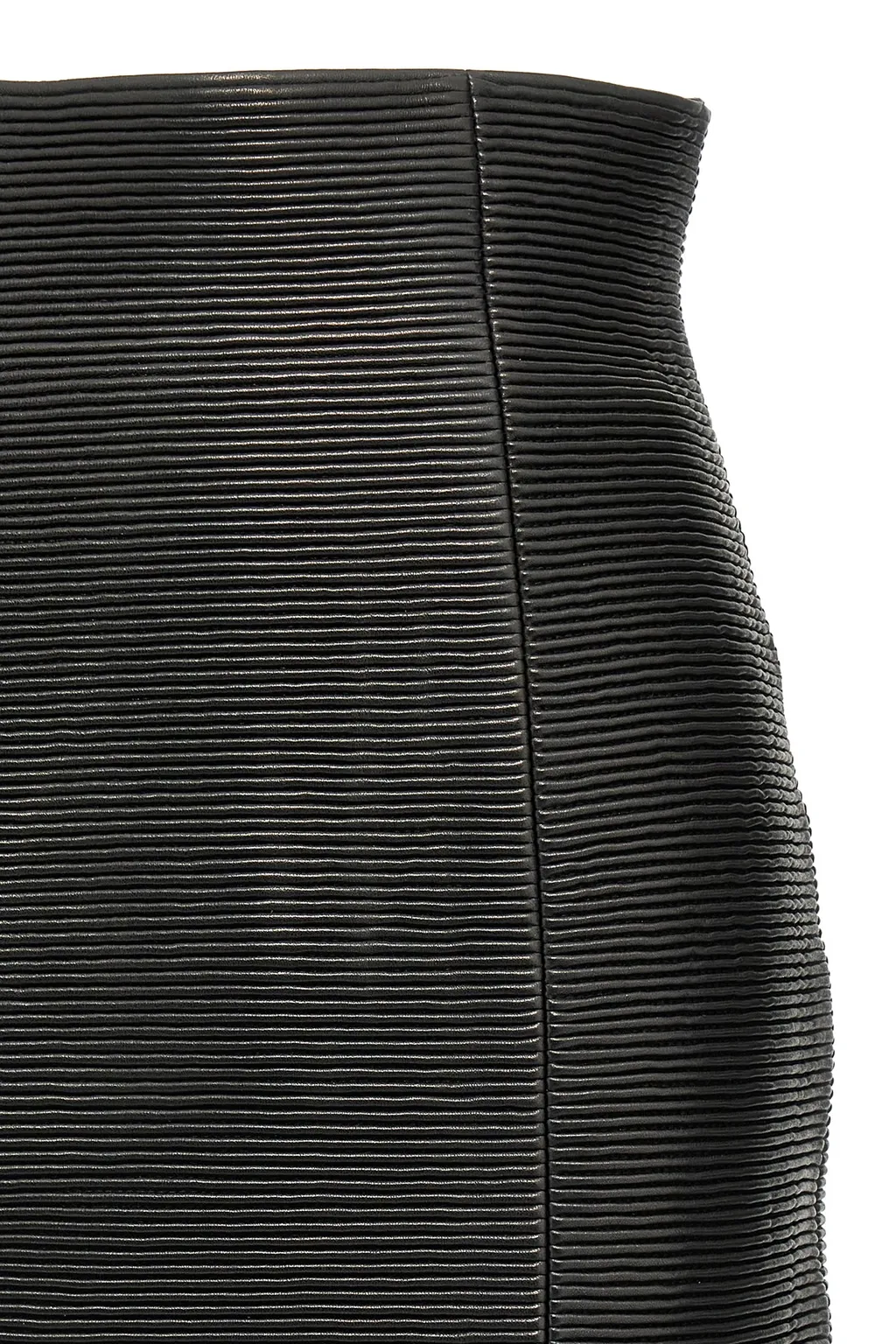 Hw Rolled High-Waist Mini Skirt