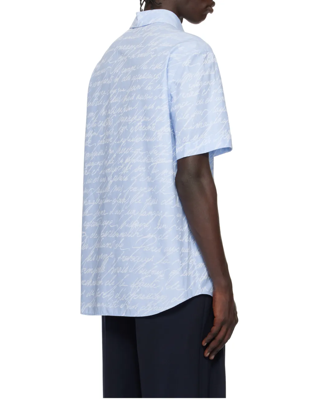 Jacquard Shirt With Print Love Letter