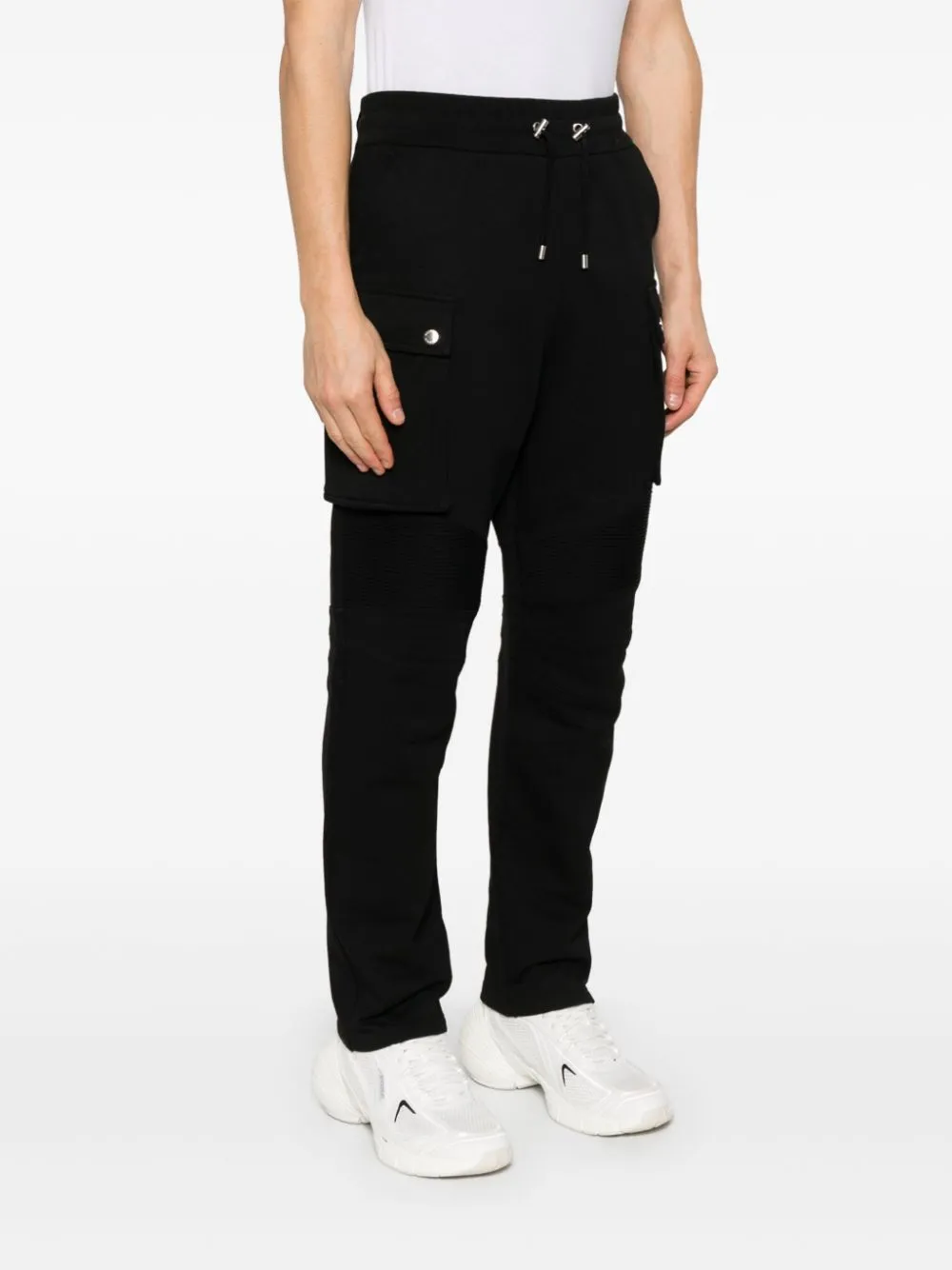 Drawstring Cargo Track Pants