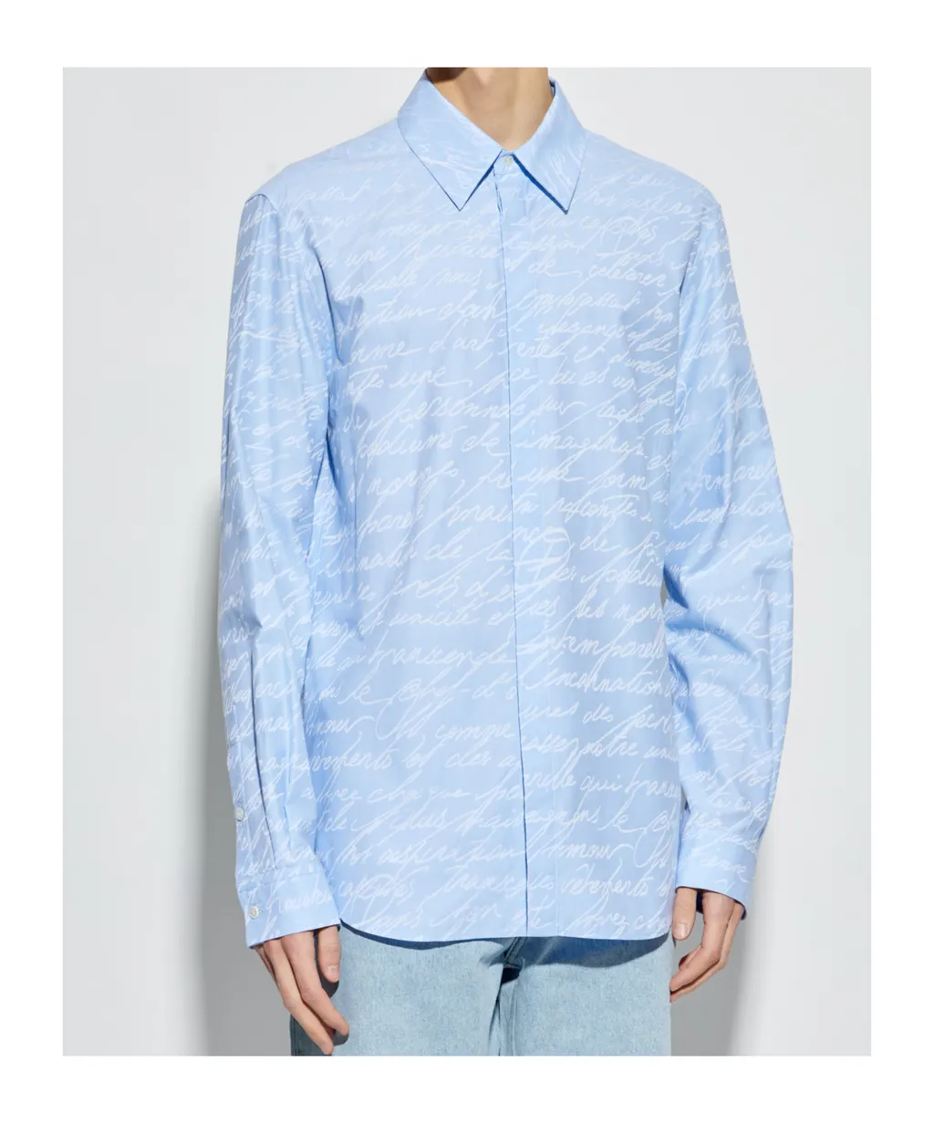 Logo Printed Buttoned Shirt