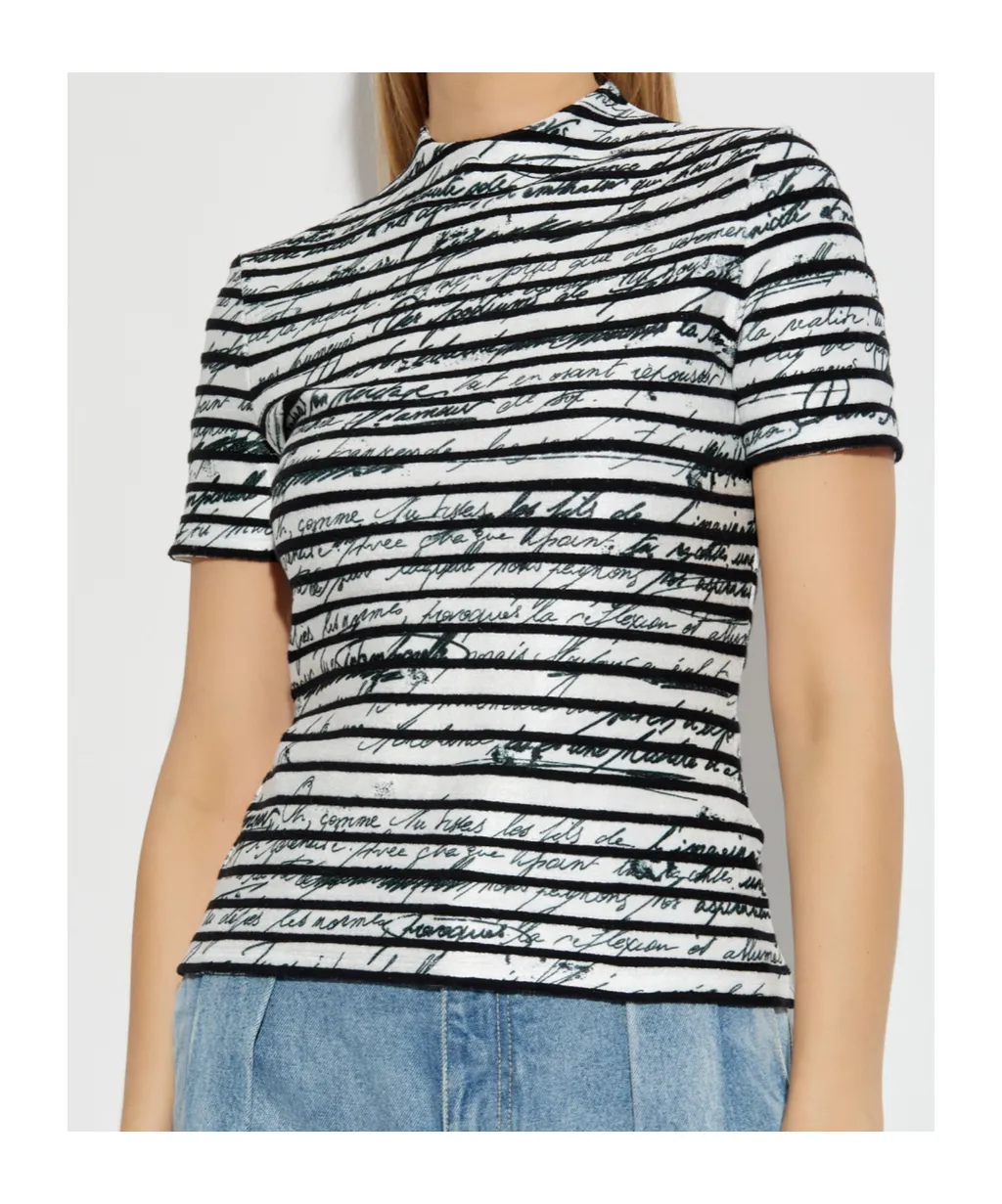 Striped Love Letter Top
