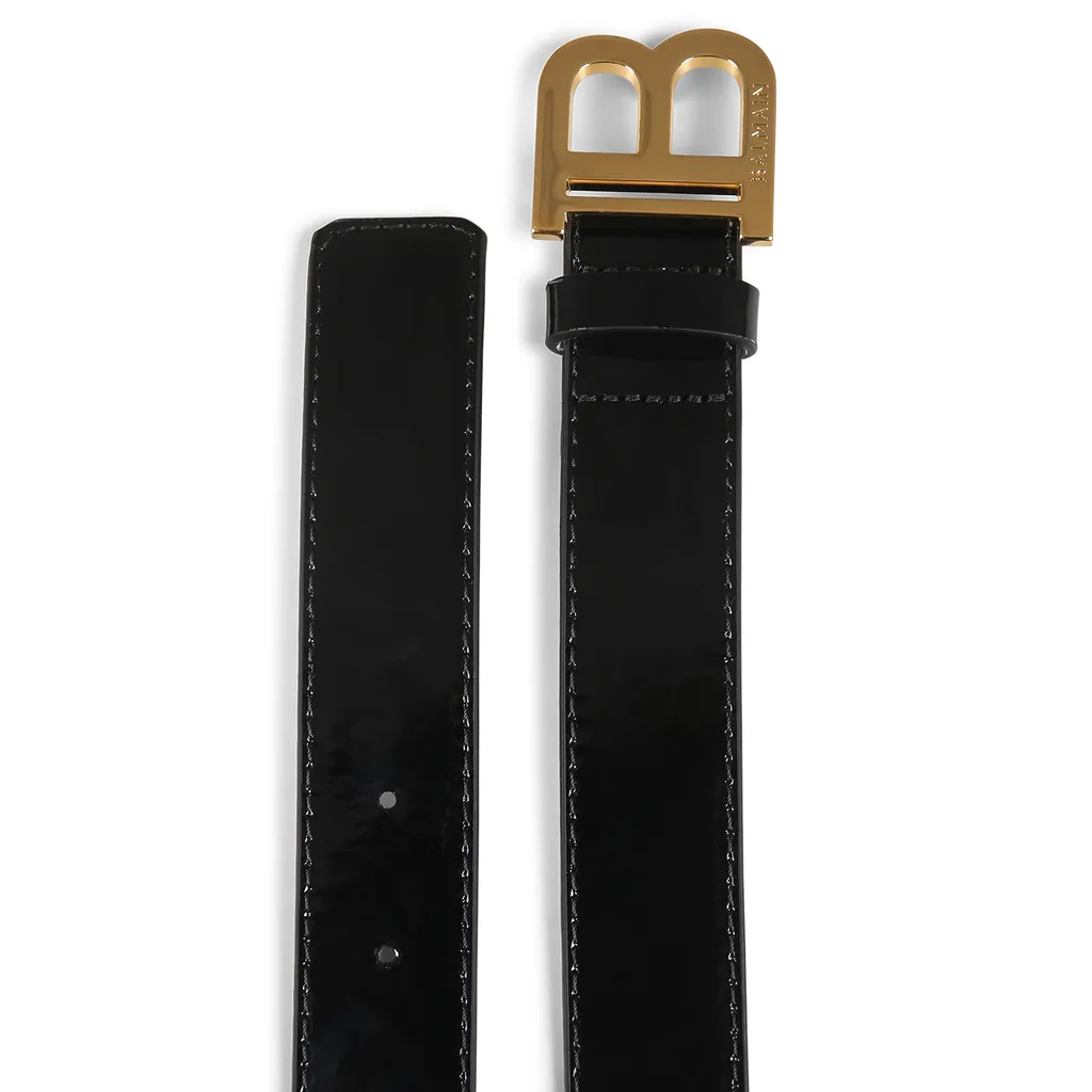 Logo Plaque Buckle Belt