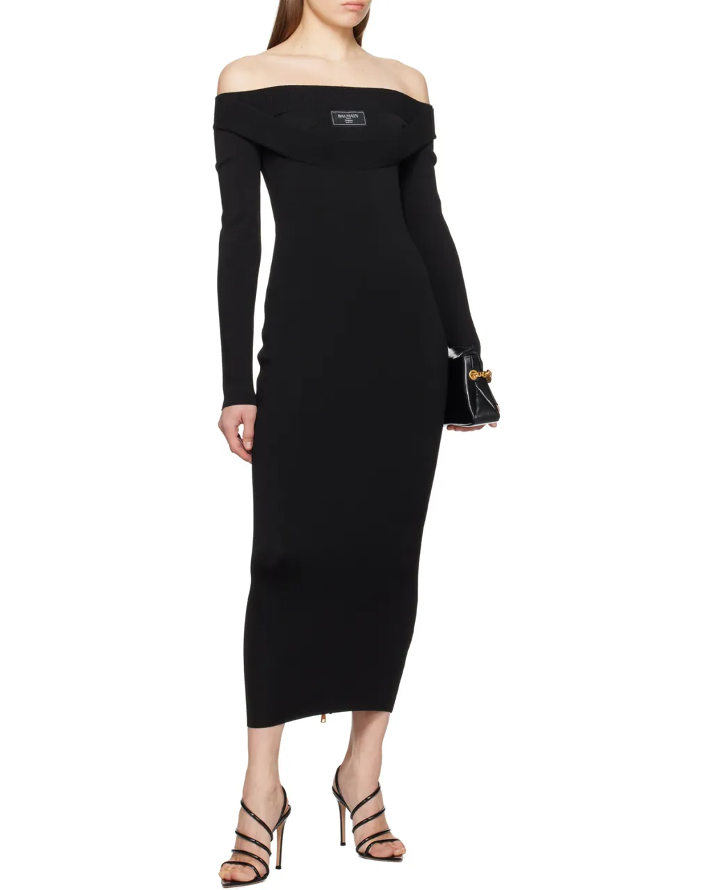 Long Plain Knit Dress