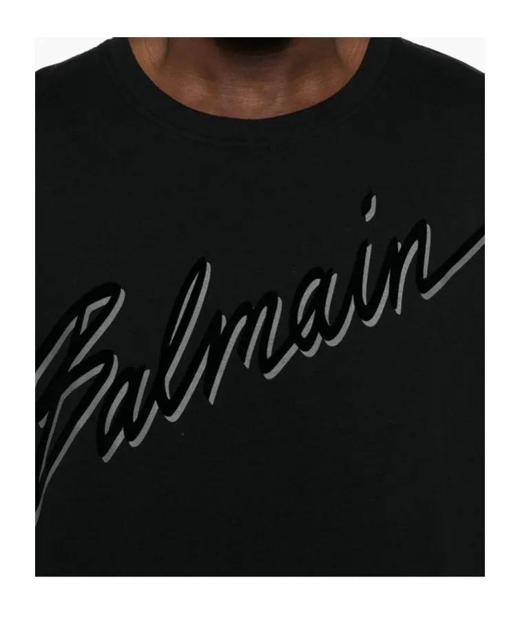 Flocked Logo T-Shirt