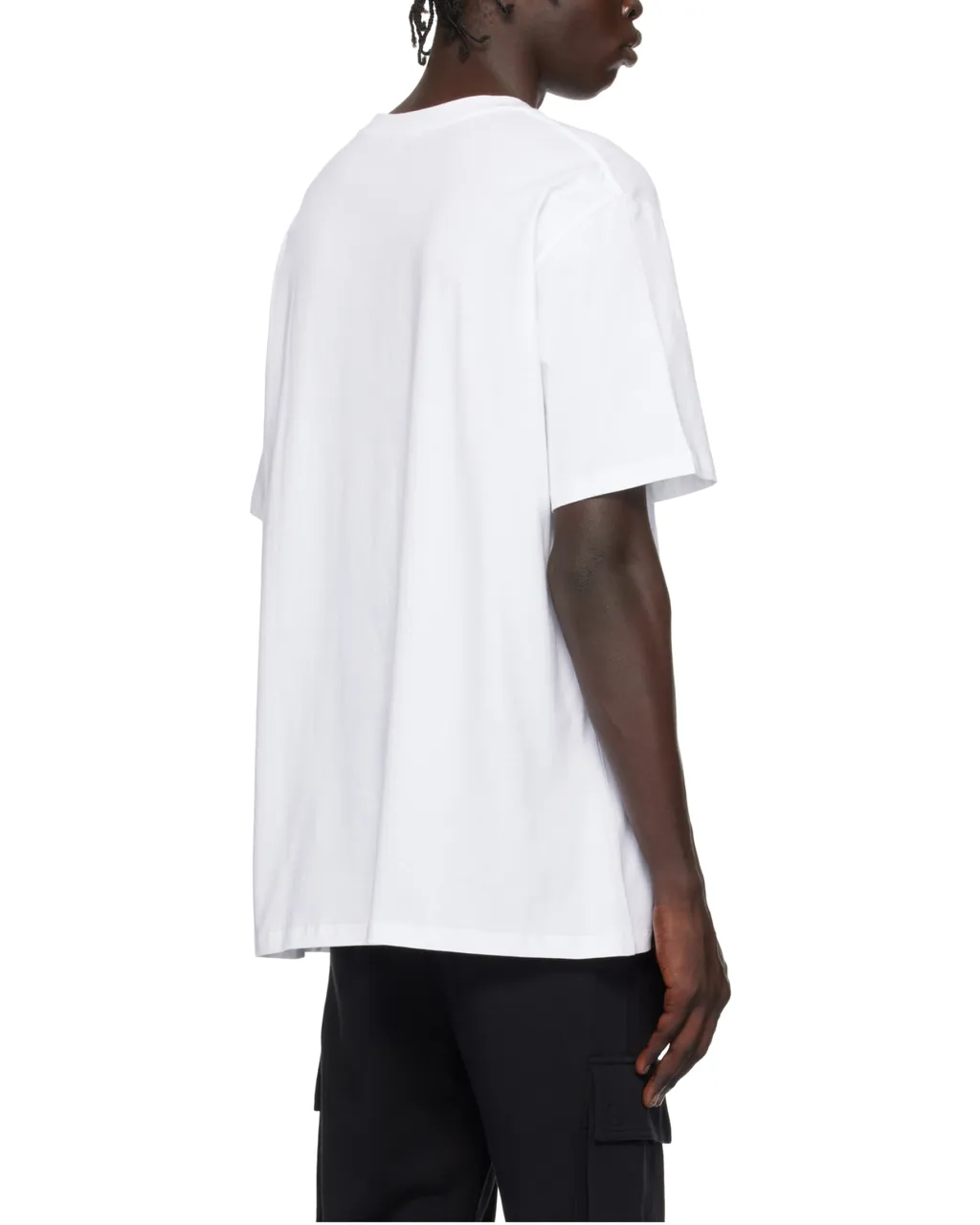 Logo Flocked Crewneck T-Shirt