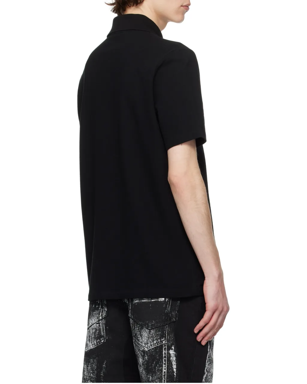 Logo Patch Polo Shirt