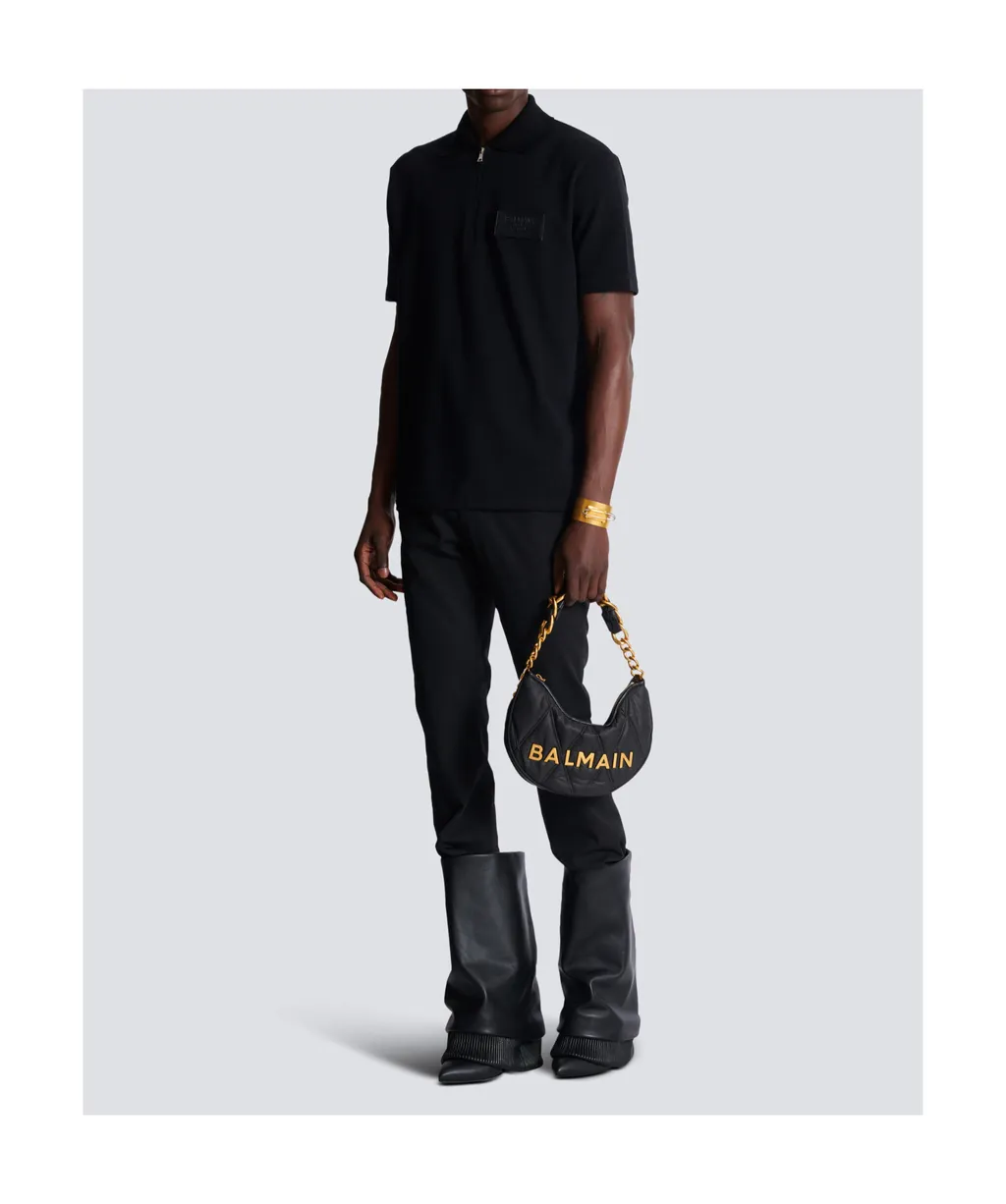 Logo Patch Polo Shirt