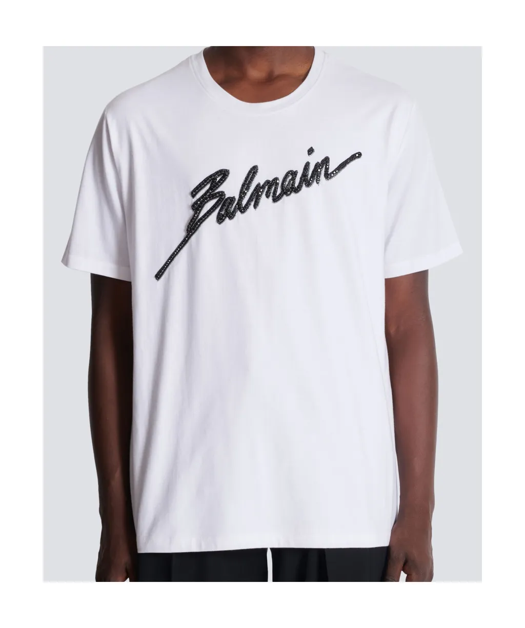 Logo Embellished Crewneck T-Shirt