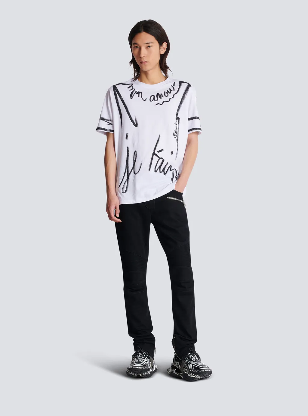 Zip Detailed Slim-Fit Jeans