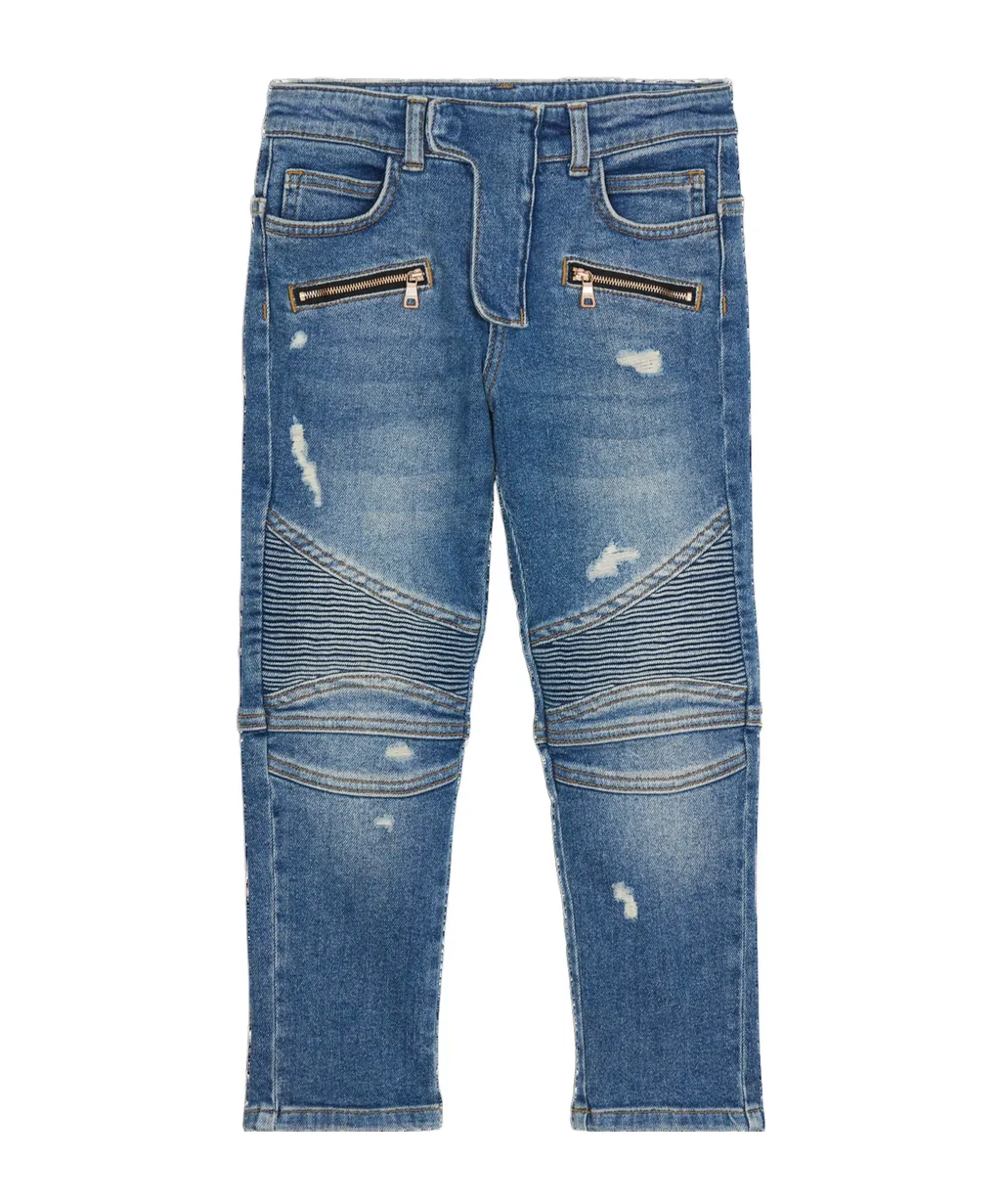 Denim Biker Jeans