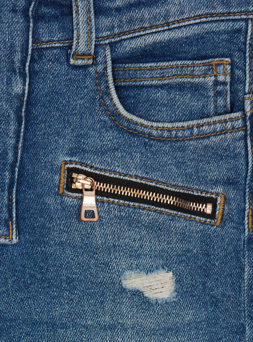 Denim Biker Jeans