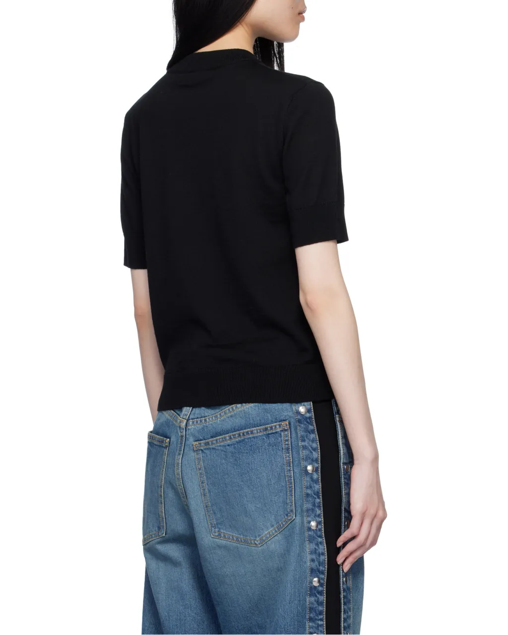 Logo Intarsia Crewneck T-Shirt