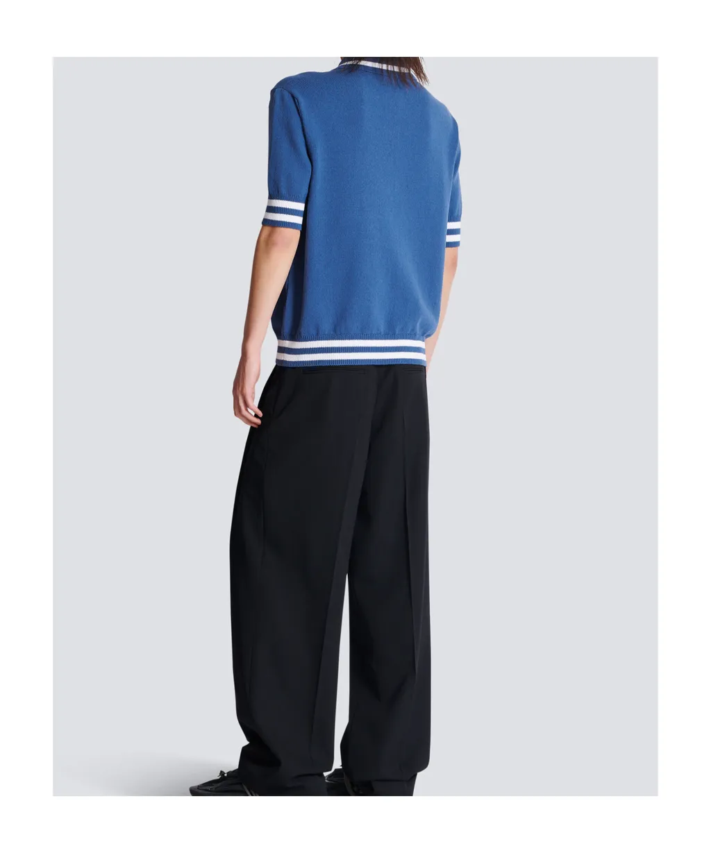 Logo Embroidered Short-Sleeve Polo Shirt