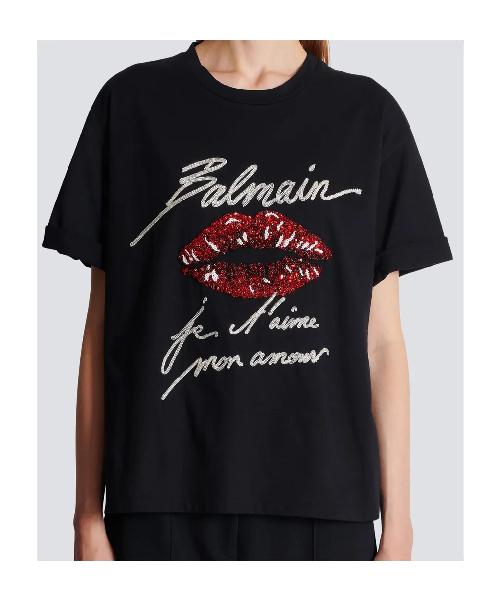 Logo Embellished Crewneck T-Shirt