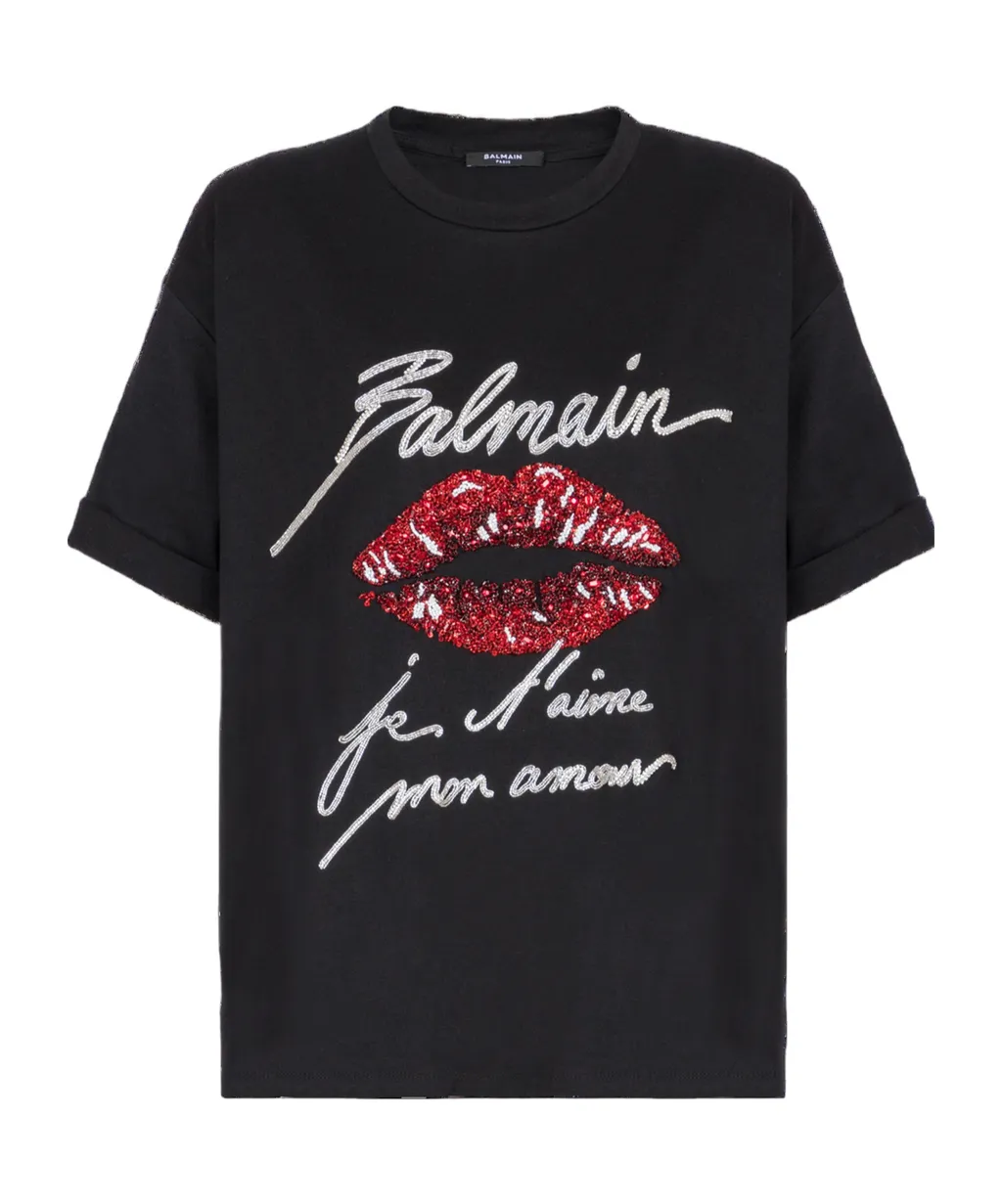 Logo Embellished Crewneck T-Shirt