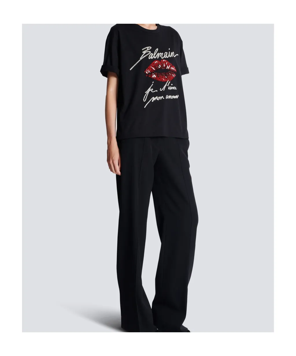Logo Embellished Crewneck T-Shirt