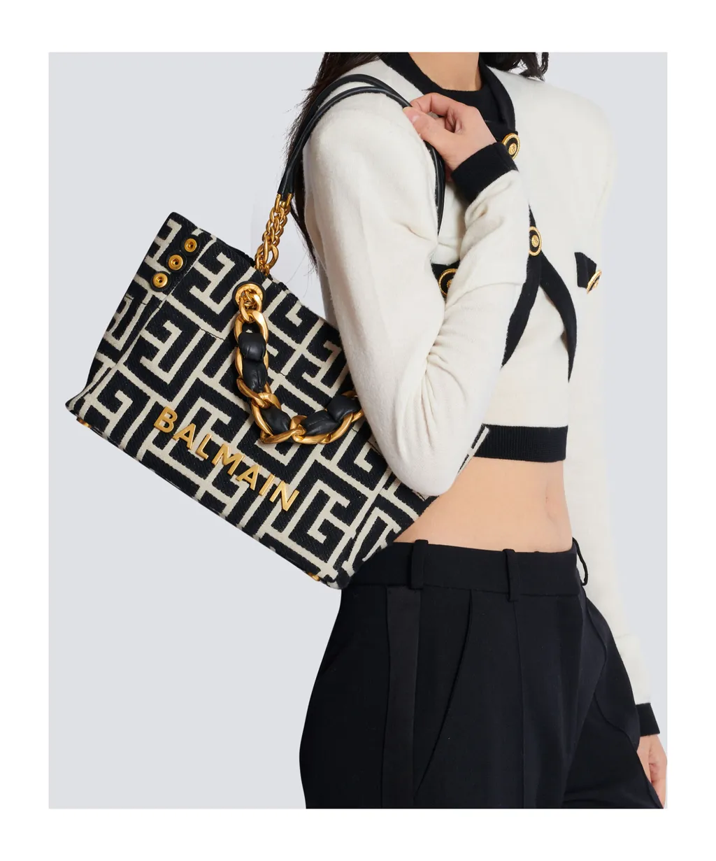 Monogram Jacquard Small 1945 Soft Tote Bag