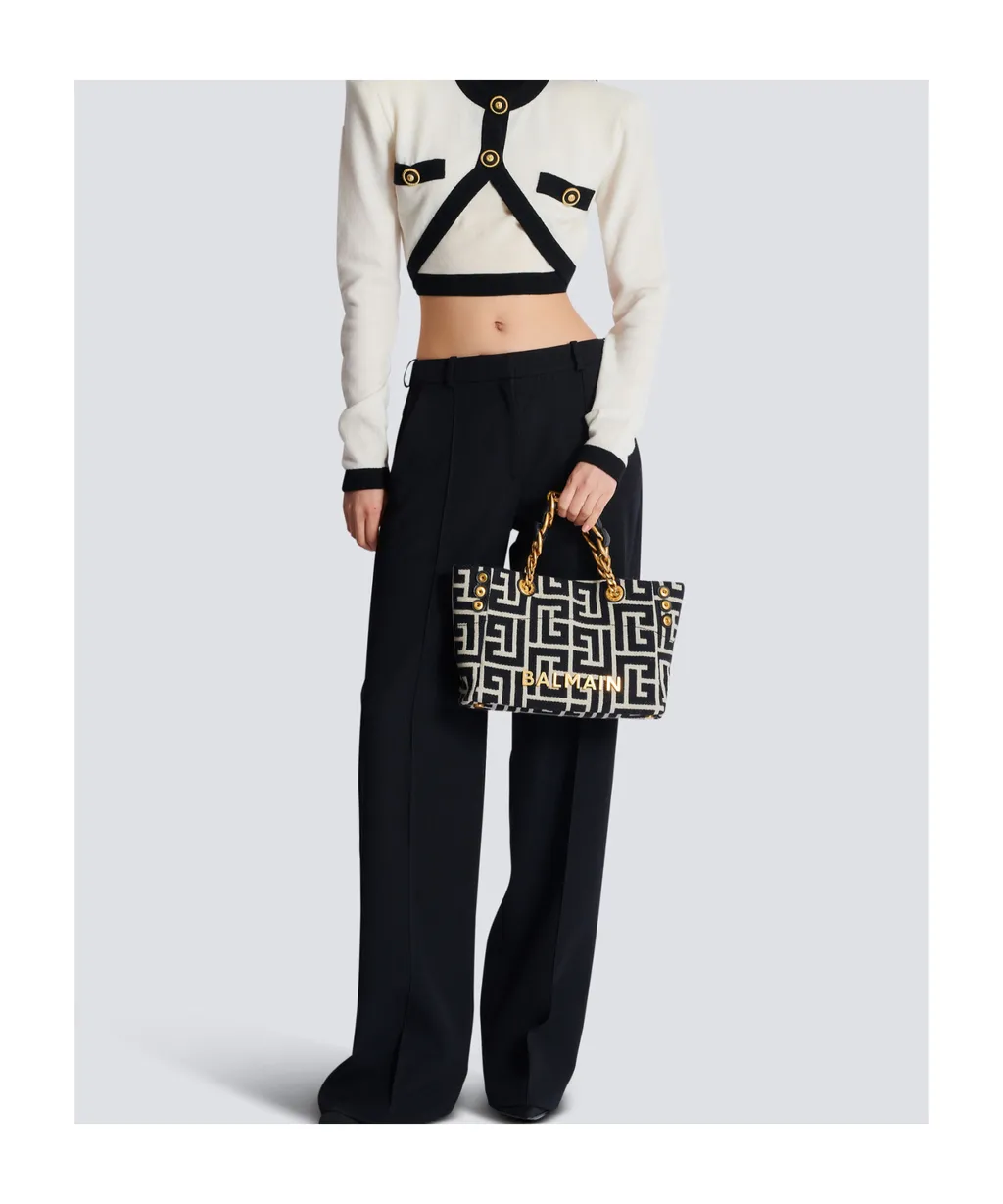 Monogram Jacquard Small 1945 Soft Tote Bag