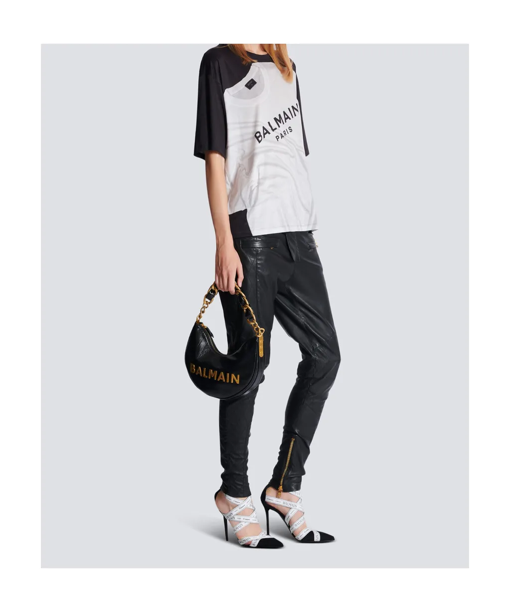 Loose T-Shirt With Optical Illusion Print