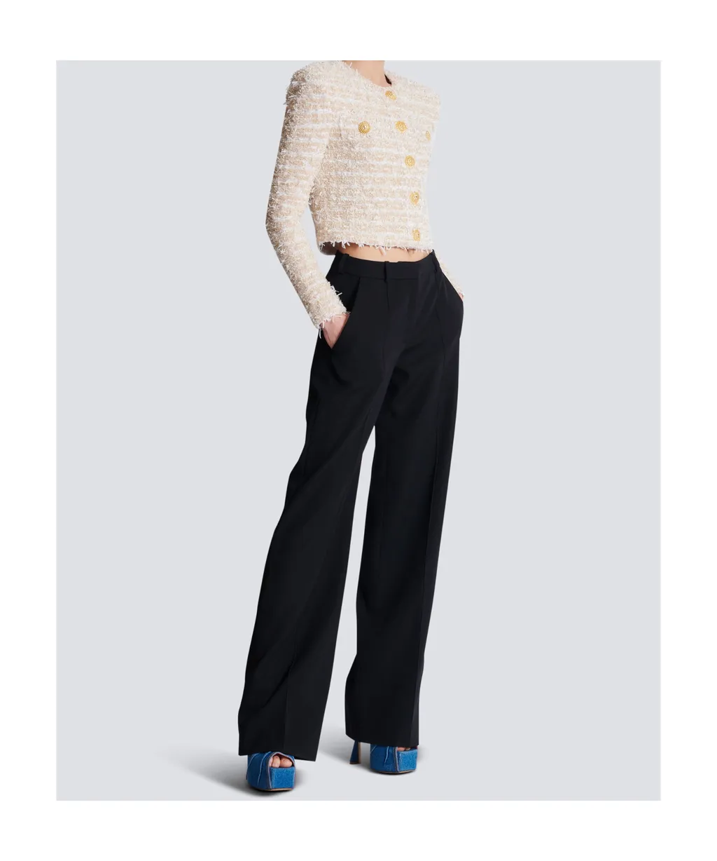 Cropped Tweed Jacket