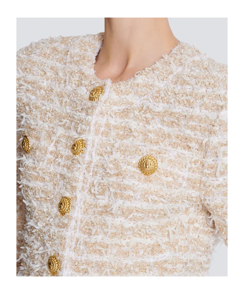 Cropped Tweed Jacket
