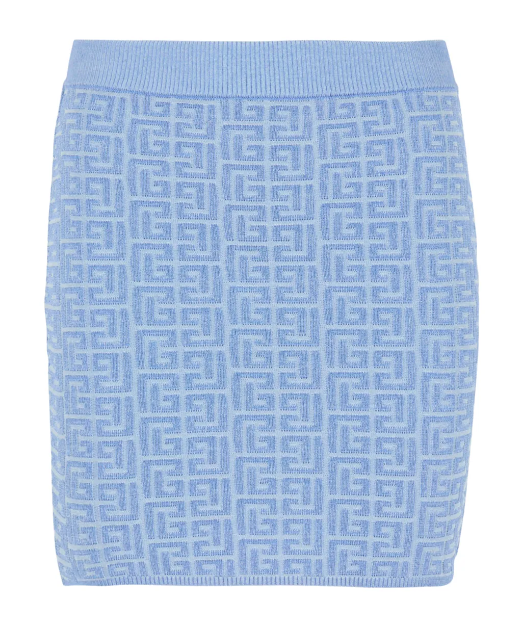 Monogrammed Mini Skirt