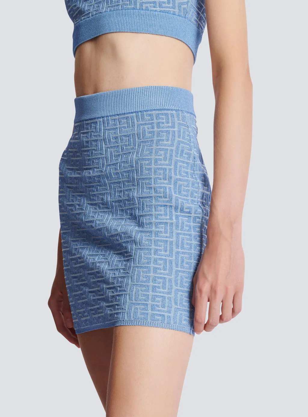 Monogrammed Mini Skirt