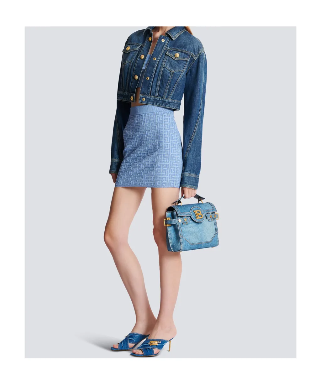 Monogrammed Mini Skirt