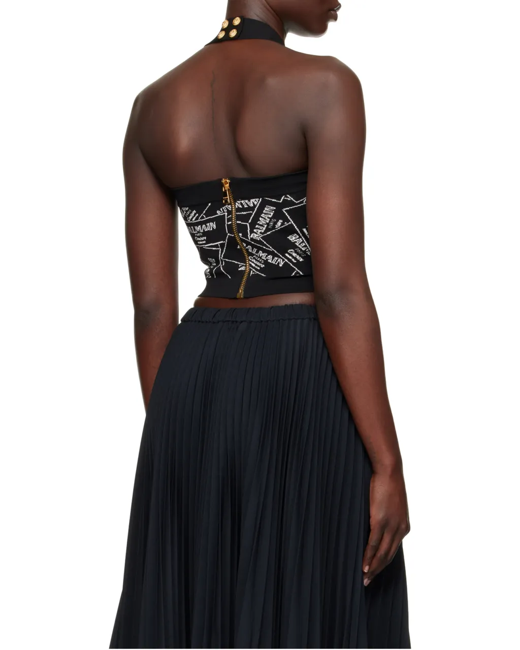 Logo Detailed Cropped Top