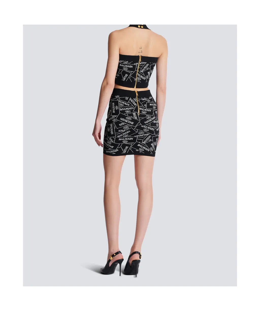 Logo Detailed Cropped Top