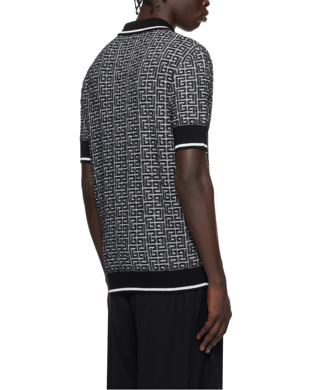 Monogram Short-Sleeve Polo Shirt