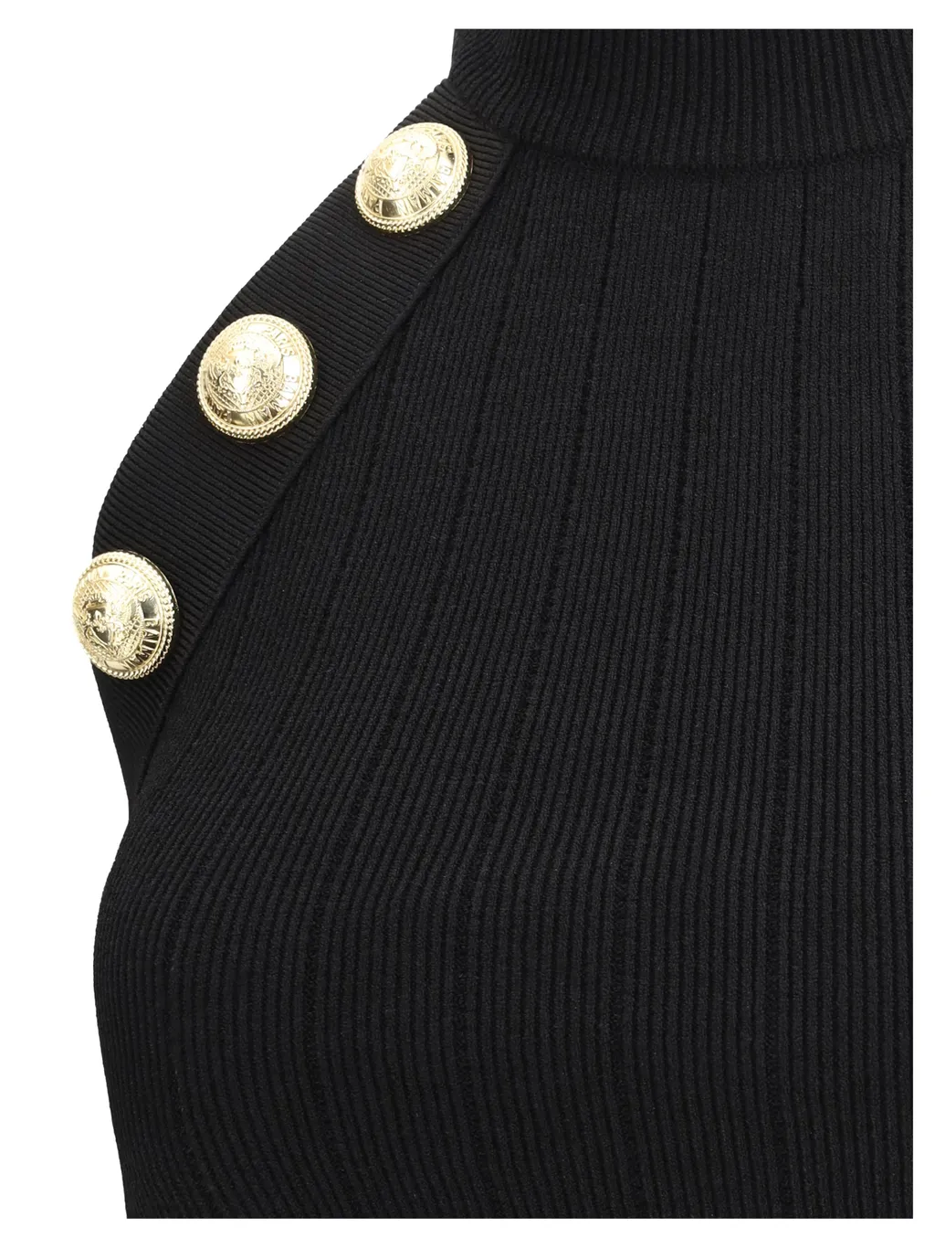 Halterneck Knit Cropped Top