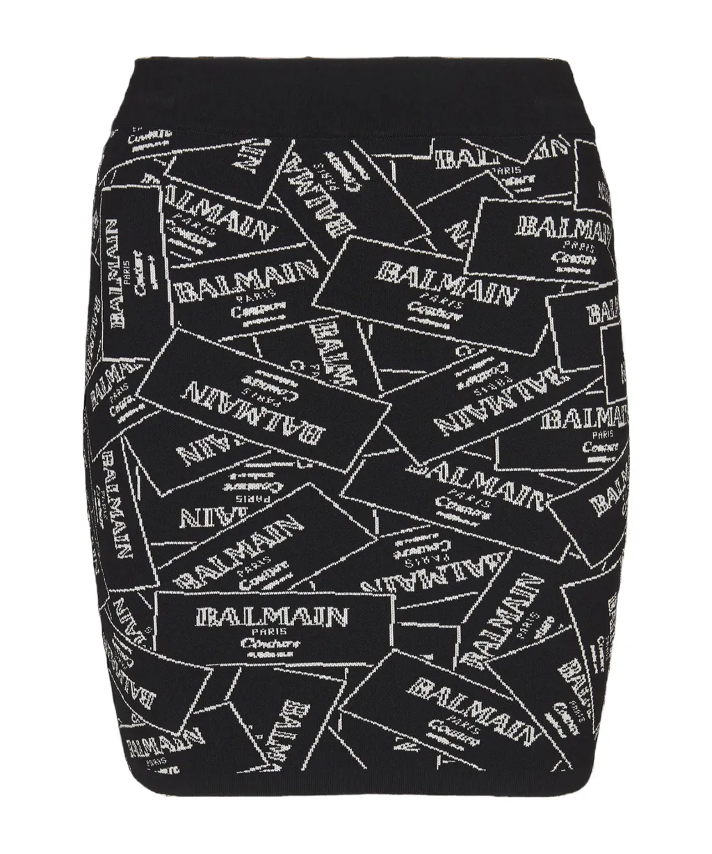 Logo Detailed Mini Skirt