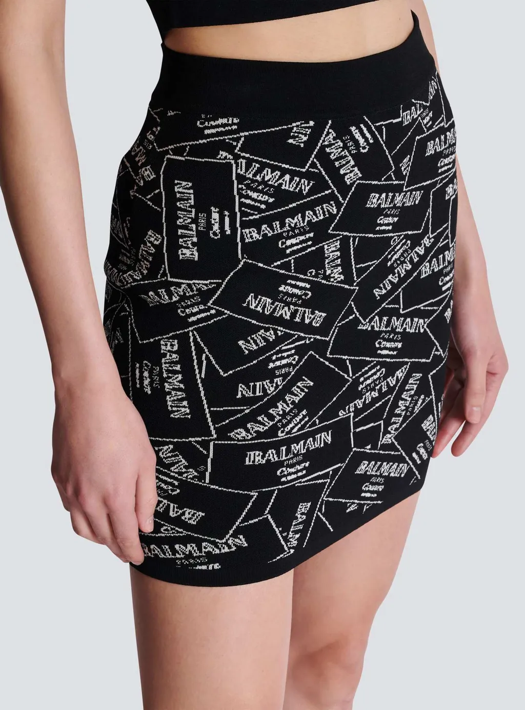 Logo Detailed Mini Skirt