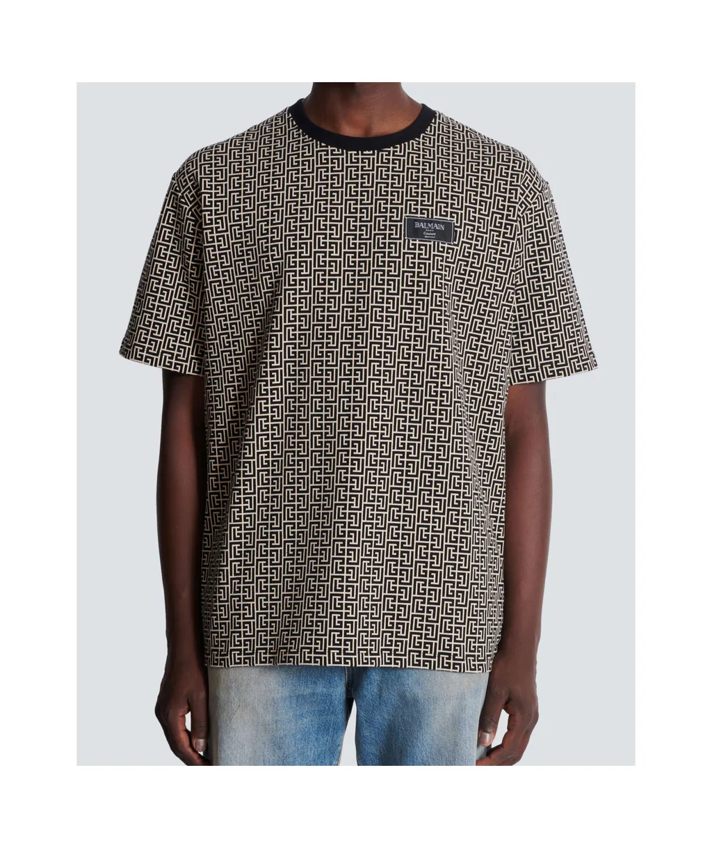 Logo Patch Monogrammed T-Shirt
