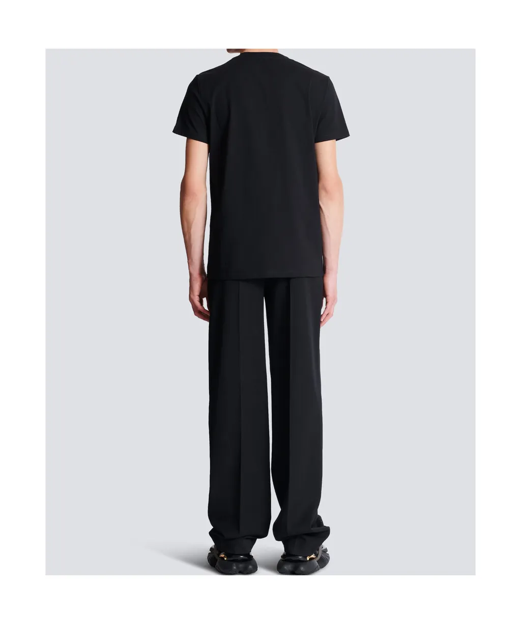 Logo Patch Crewneck T-Shirt