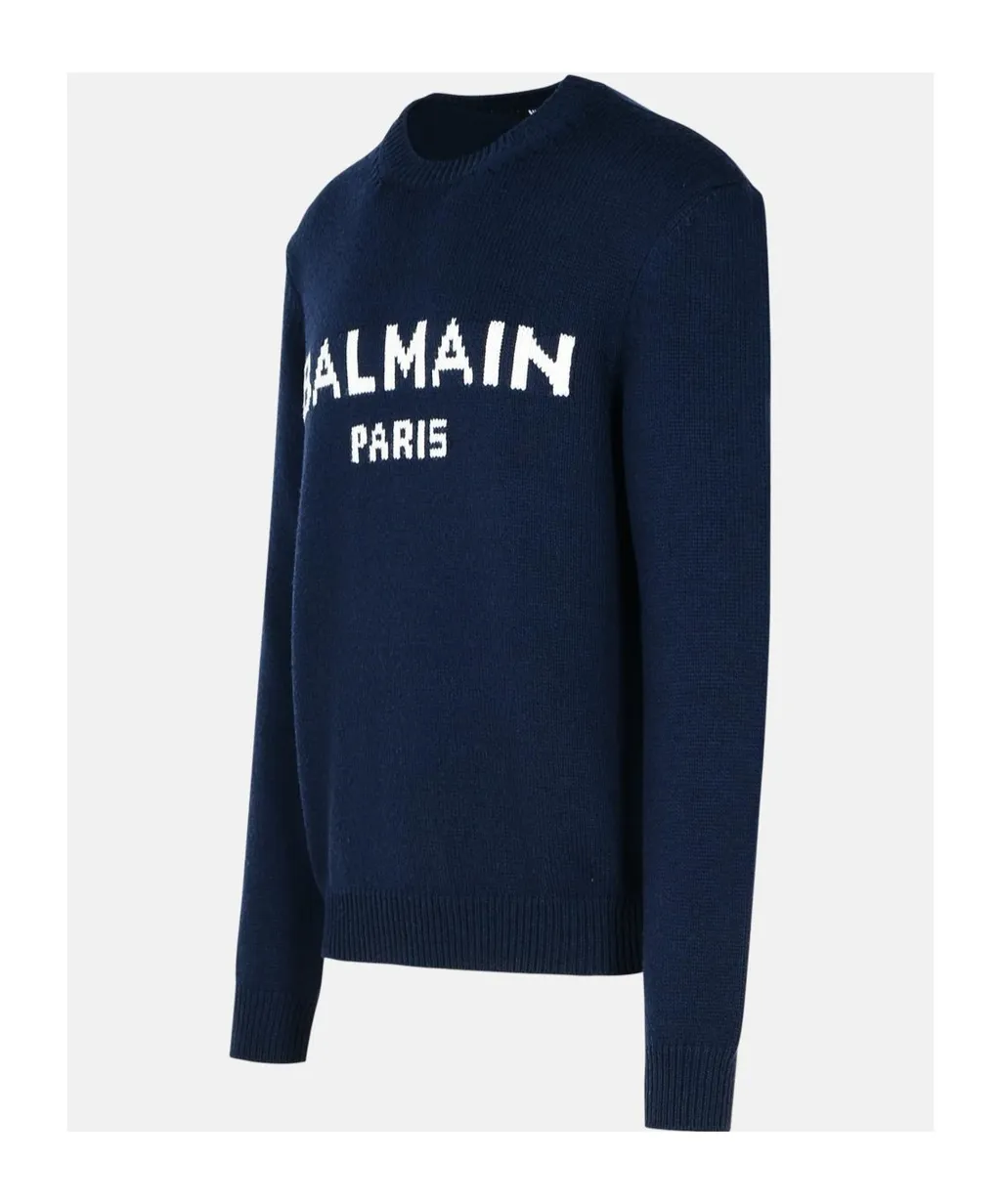 Logo Intarsia-Knit Jumper
