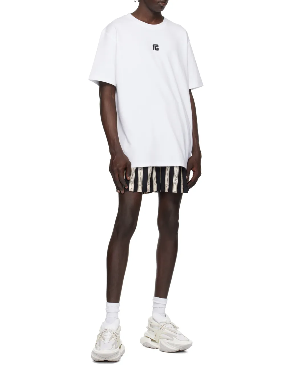 Logo Embroidered Crewneck T-Shirt