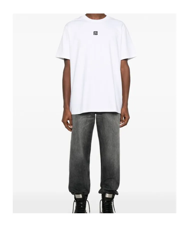 Logo Embroidered Crewneck T-Shirt