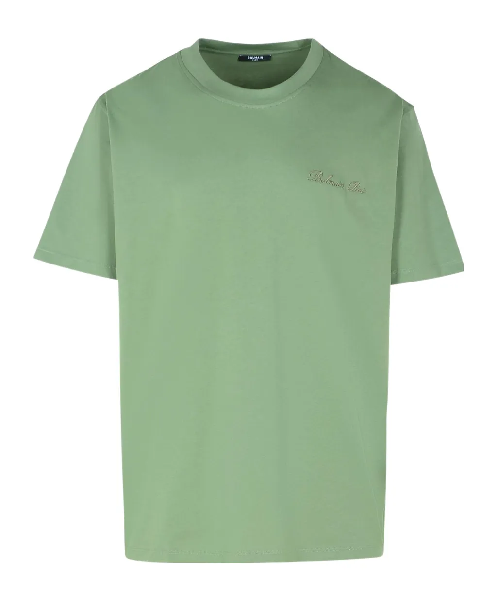 Logo Embroidered Crewneck T-Shirt