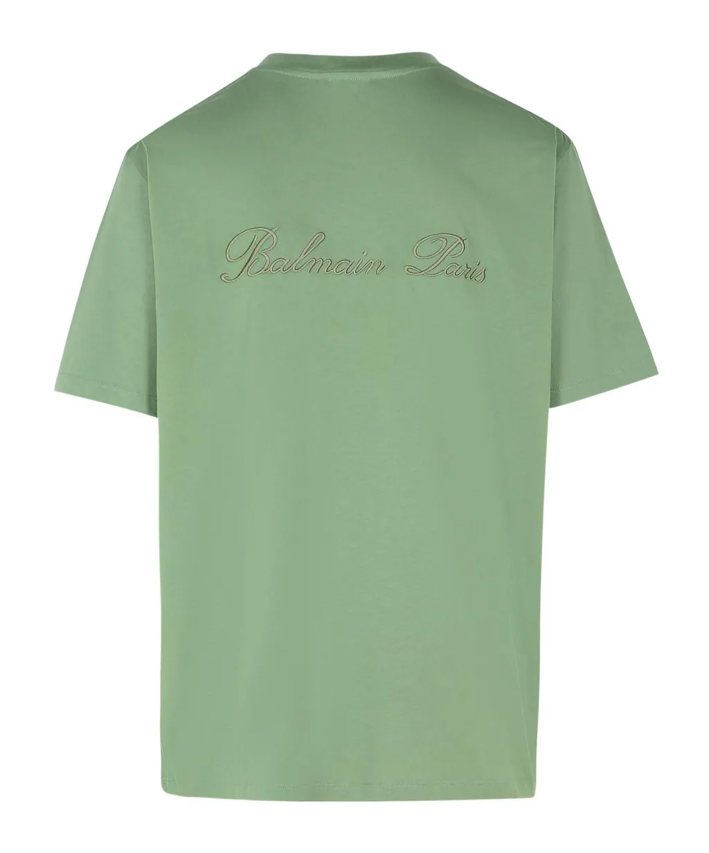 Logo Embroidered Crewneck T-Shirt
