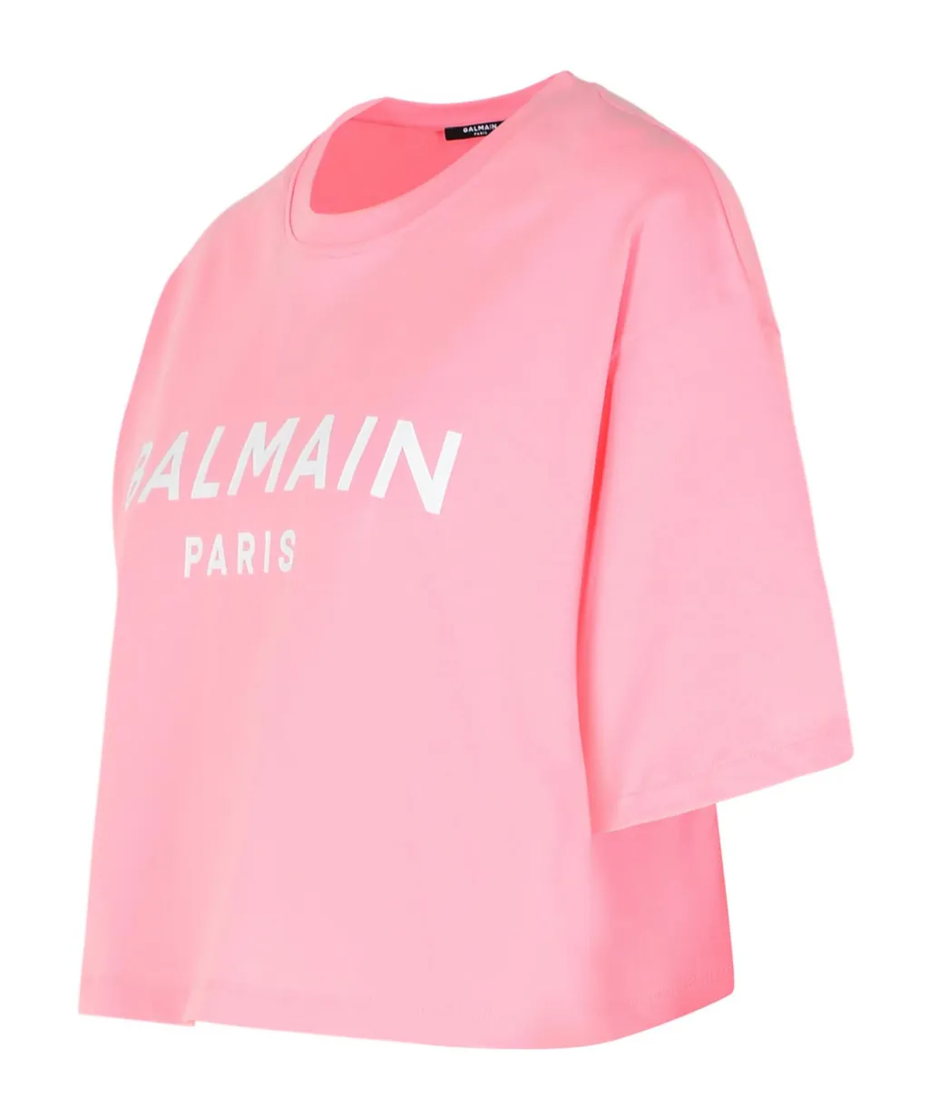 Logo Printed Round Neck T-Shirt