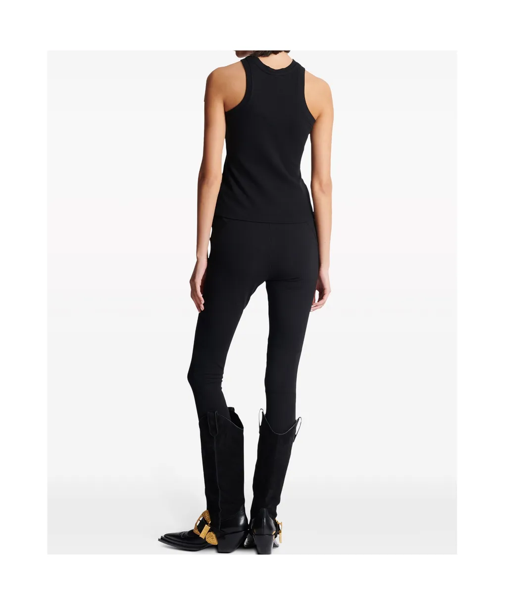 Logo Detailed Crew Neck Tank Top