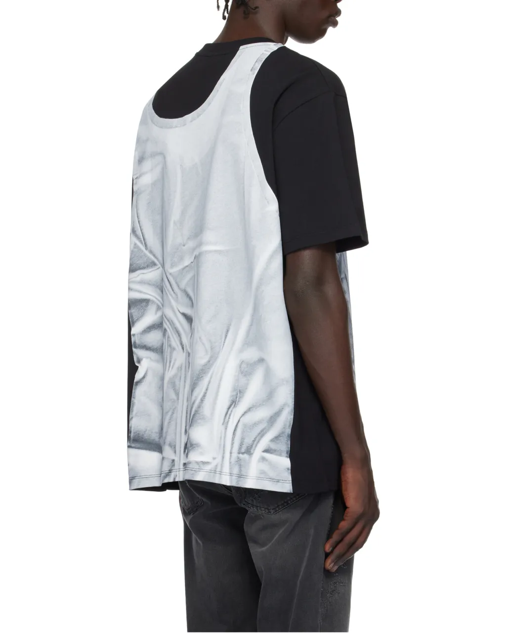 T-Shirt With Tank Top Print